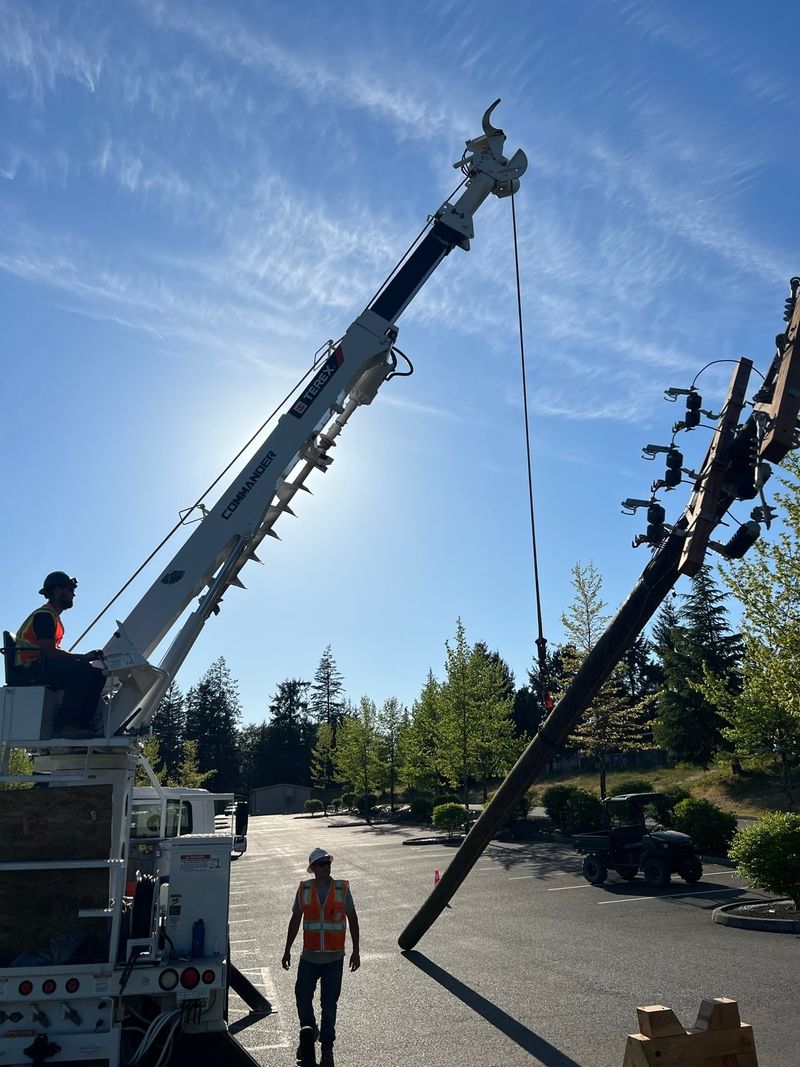 Overhead electrical line construction